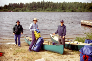 Loading the Canoes.