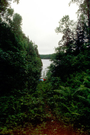 Long Descent to Horwood Lake.