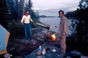 Island Camp on Biscotasi Lake.