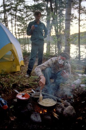 Camp on Mallard Lake.