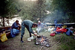 Camp near the gorge.