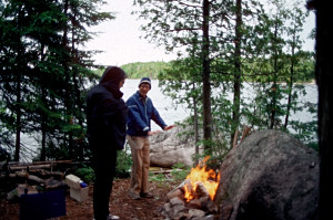 Warming by the Fire.