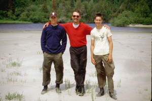 Larry and the boys on the Sandbar.