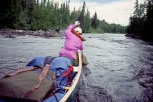 Paddling Long Rapids.