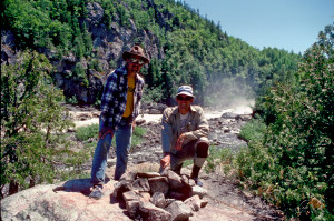 Lunch near the falls.