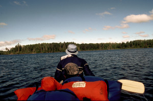 Paddling on White Lake.