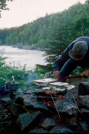 Rob prepares a feast.