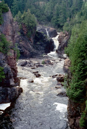 Below Aubrey Falls.