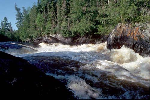 Big water in the Wakami Gorge.